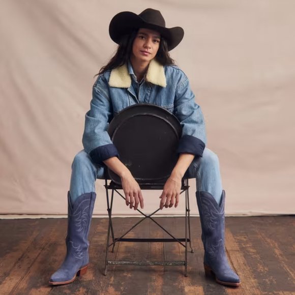 BRAND NEW Tecovas The Annie - Indigo - Size 7.5&8.5 - Picture 10 of 13